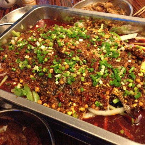 七度香源萬(wàn)州招牌烤魚(yú)
