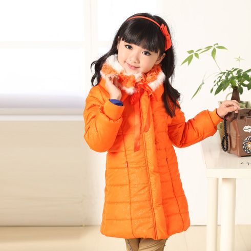女童長(zhǎng)款羽絨服外套