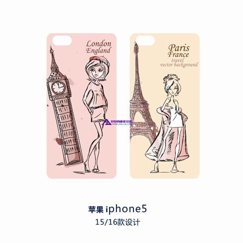 iphone5-5s 漫畫風(fēng)格手機殼設(shè)計