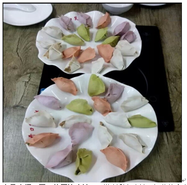 開(kāi)口笑露餡水餃產(chǎn)品-彩色水餃