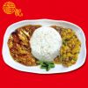 香辣雞片飯