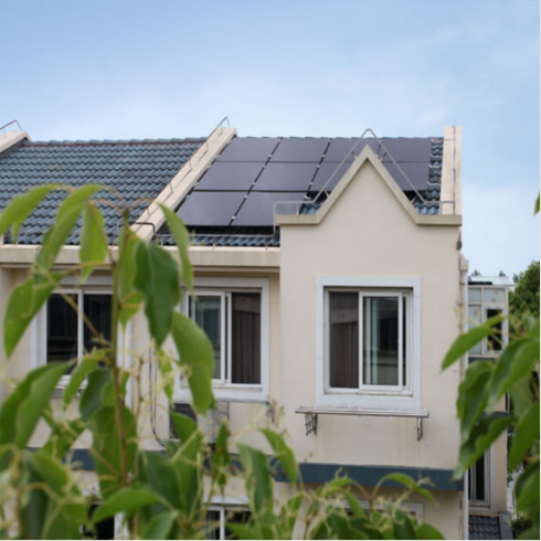 漢能 戶用樓房別墅 光伏并網(wǎng)發(fā)電系統(tǒng) 旗艦系列 2kw 太陽(yáng)能電池板
