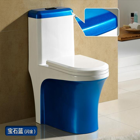 廠家高檔寶石藍坐便器
