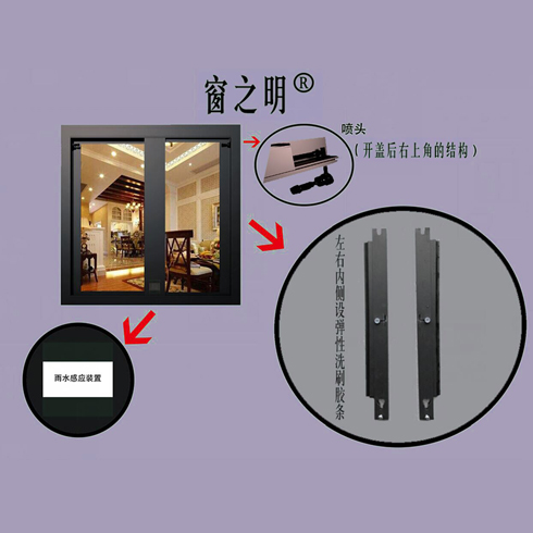 窗之明自動(dòng)保潔門窗