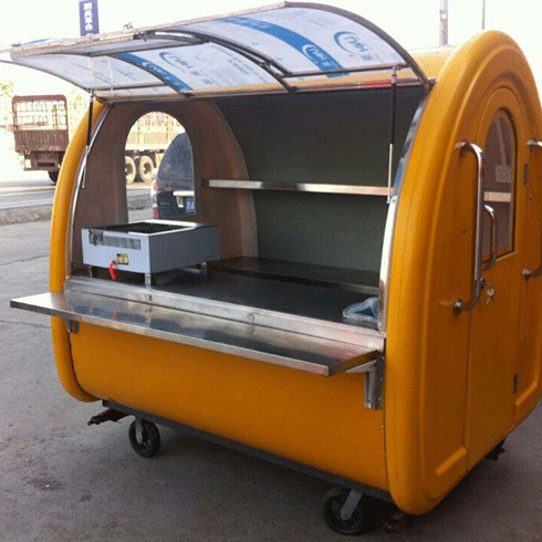 街頭霸王速食車(chē)-黃色小吃屋