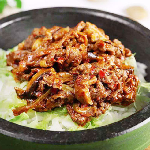 瘋狂烤排骨-香辣牛肉蓋飯