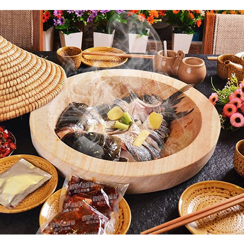 壹鍋蒸能量蒸汽石鍋魚(yú)-招牌蒸汽石鍋魚(yú)