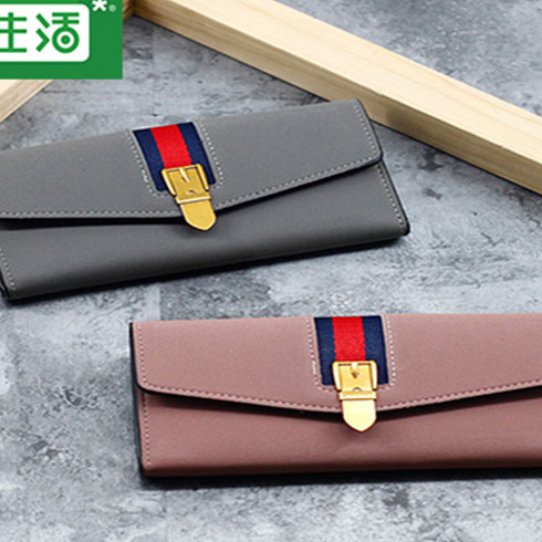 創(chuàng)意生活百貨超市-長(zhǎng)款牛皮錢(qián)包