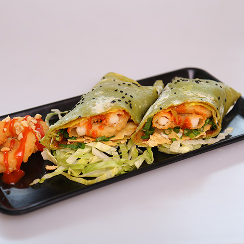 煎螯小龍蝦煎餅-海派魷魚(yú)圈煎餅