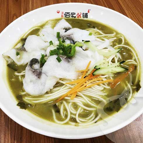 滿朝佰家養(yǎng)生粥鋪-酸菜魚(yú)湯面